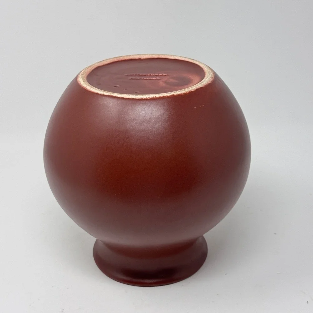 Pottery Barn Portugal Ceramic Vase – Red Brown